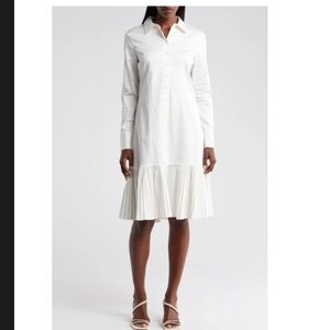 NWT Catherine Malandrino drop waist shirt dress